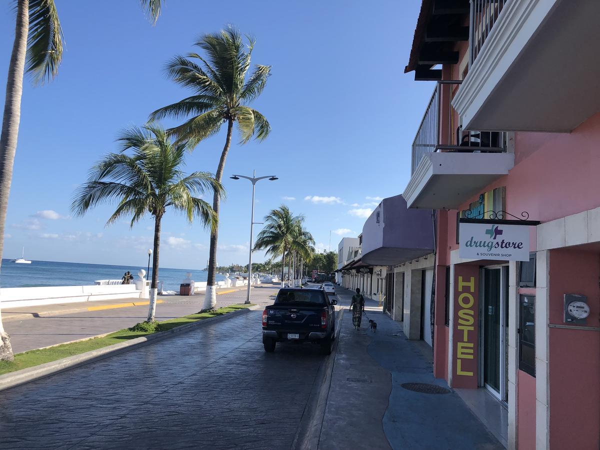 Hostel Frente Al Mar Tropico 20º Cozumel Bagian luar foto